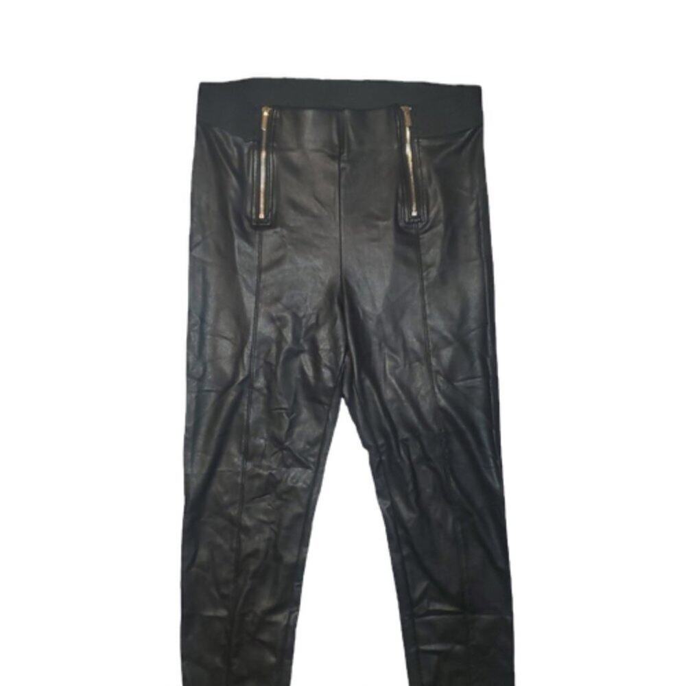 Gabrielle Union Faux-Leather Legging black, Size M